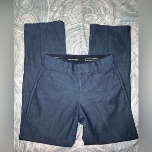 Dockers wide leg denim‎ pants Banish the Blah 4M